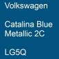 Preview: Volkswagen, Catalina Blue Metallic 2C, LG5Q.